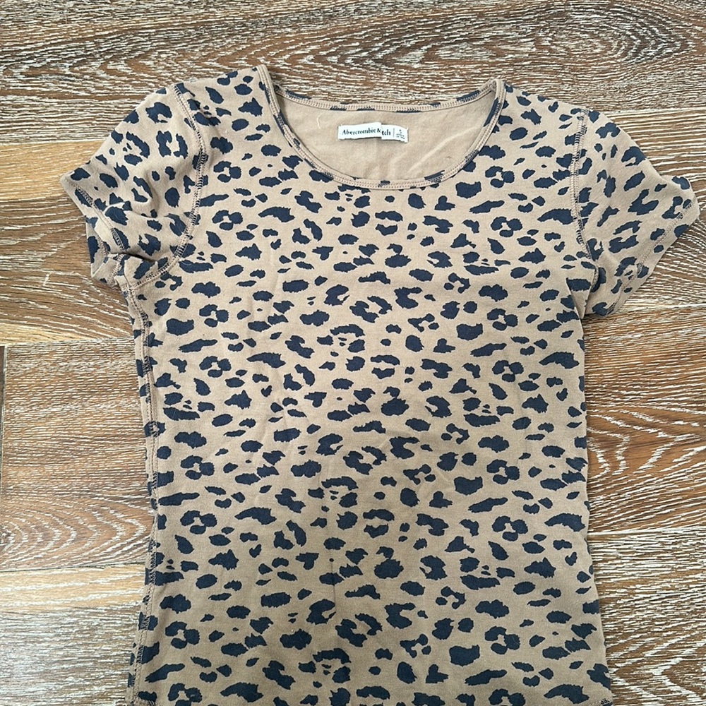 Abercrombie and Fitch leopard Bodysuit size small